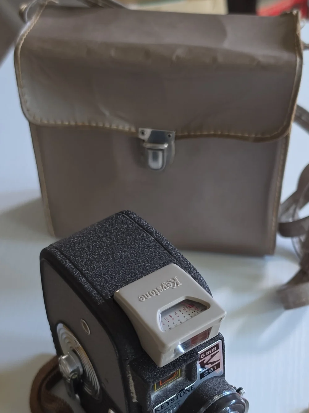 Keystone K-261 Non-Reflex Standard 8mm Movie Camera Not Tested